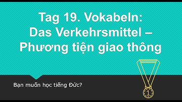 Tag 19.  Das Verkehrsmittel - Phương tiện giao thông