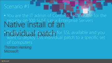 Microsoft Ignite 2015 Compliance and Patch Management for Linux and UNIX in Microsoft System Center