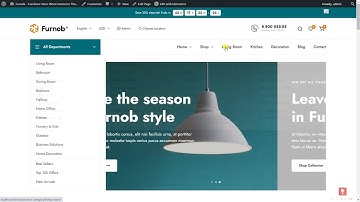Furnob - Primary navigation menu settings