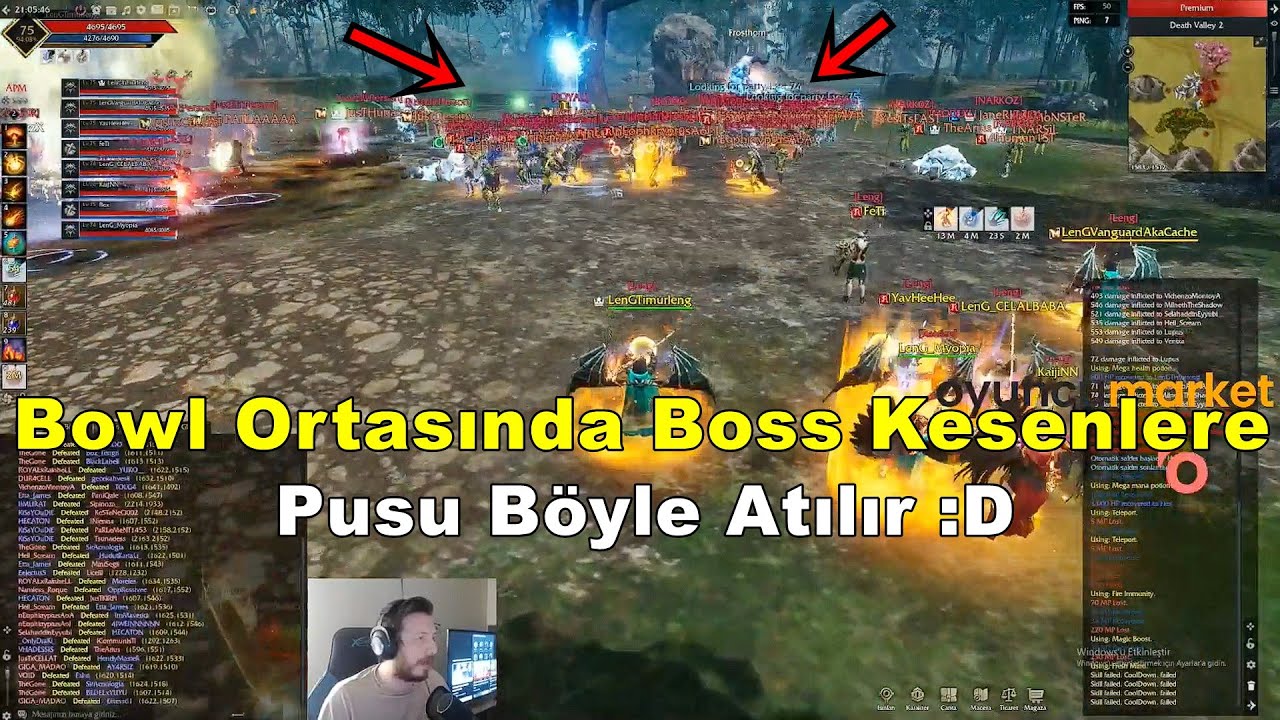 Timurleng - Bowl'da Boss Kesenlere Pusu Atınca Atarlarsa :D | Rise ...
