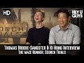 Thomas Brodie-Sangster & Ki Hong Lee - The Maze Runner: Scorch Trials Exclusive Interview