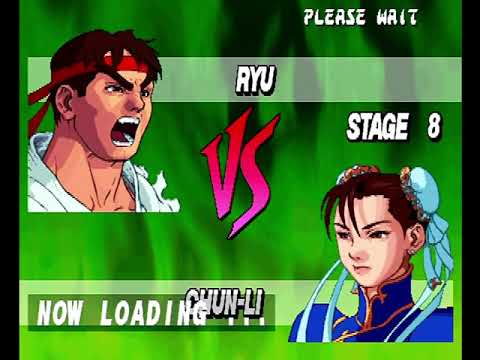 Street Fighter EX Plus Alpha (PlayStation) Arcade as Ryu