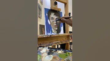 رسم بتكنيك ألبريما لطيفه أحمد 