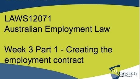 Creating an Employment Contract
