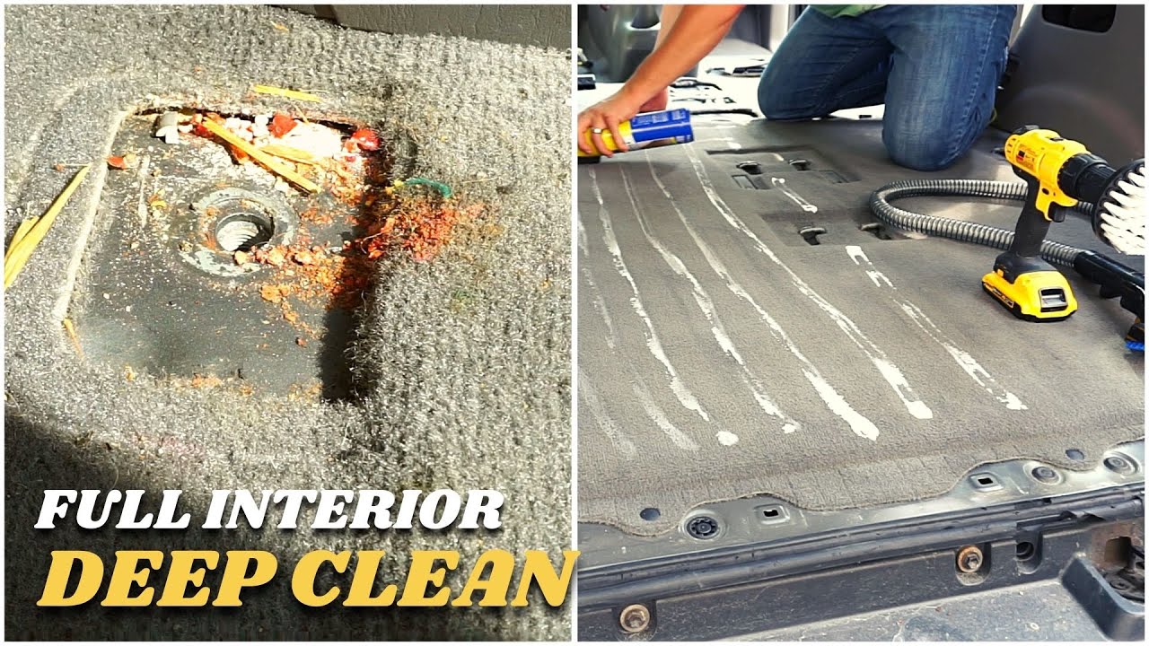 Deep Cleaning A Neglected Interior - Full Interior Car Detailing - YouTube