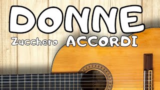 Donne - Zucchero - Chitarra chords