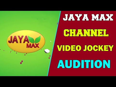Jaya Max VJ Audition | Vj Chance In Tamil Channel | Video Jockey Audition