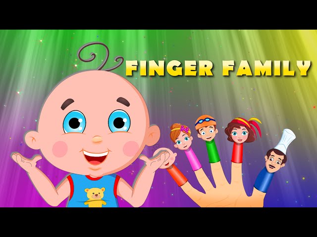 Finger Family | Flickbox Nursery Rhymes for Children | Daddy Finger Kids Songs class=