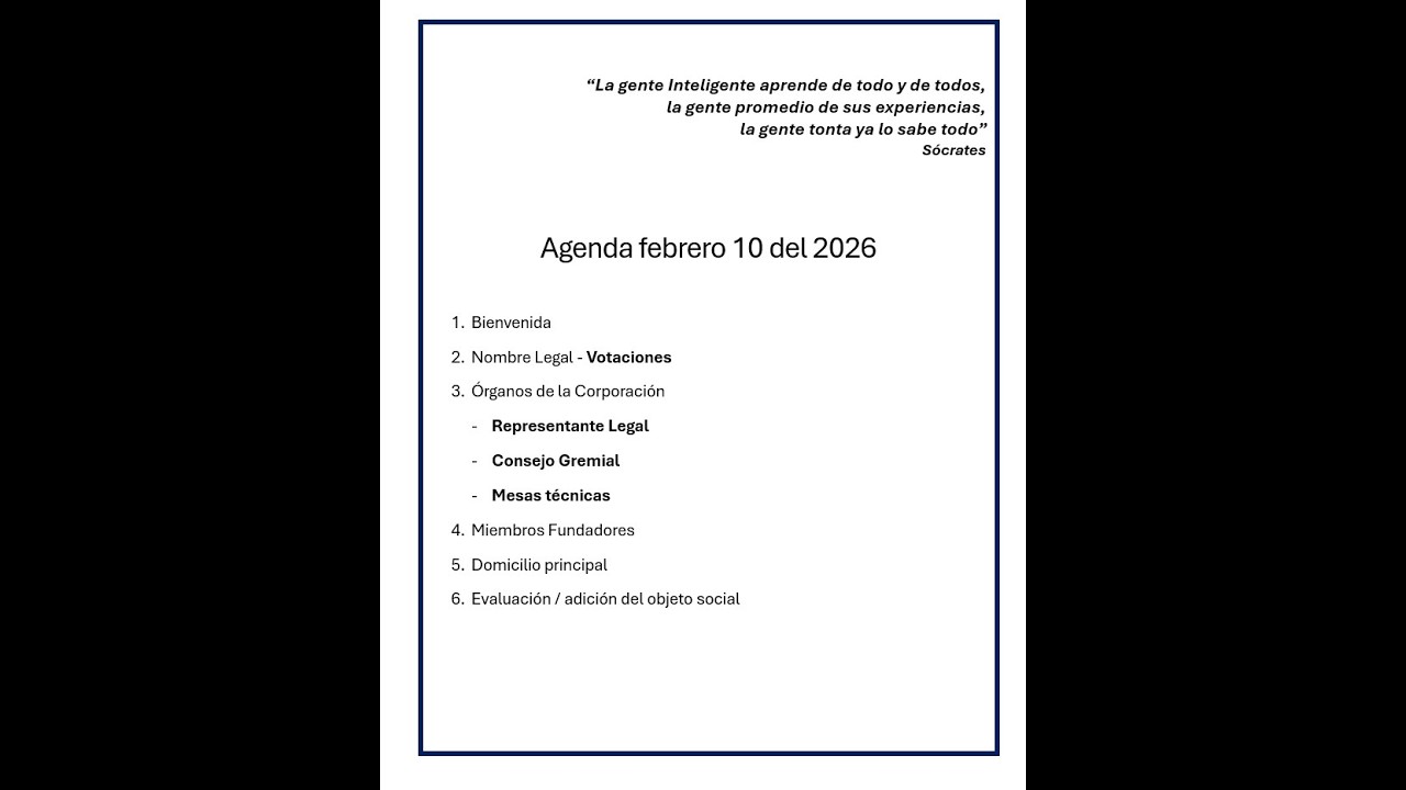 Consejo Gremial Febrero 10 del 2026