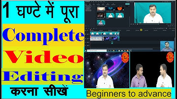 Video editing tutorial in Hindi for Beginners to Advance | Filmora 9 full complete video editing
