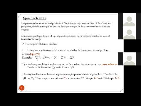 Dr Harzallah ( Chimie Analytique ) _ Résonance Magnétique Nucléaire