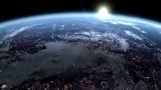View of Earth at Night from Space - Free Stock Creative Commons Video