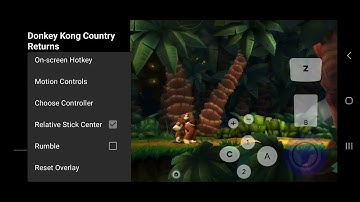 Donkey Kong Country Returns: Control configuration on DOLPHIN MMJR2. Play without shaking your Phone