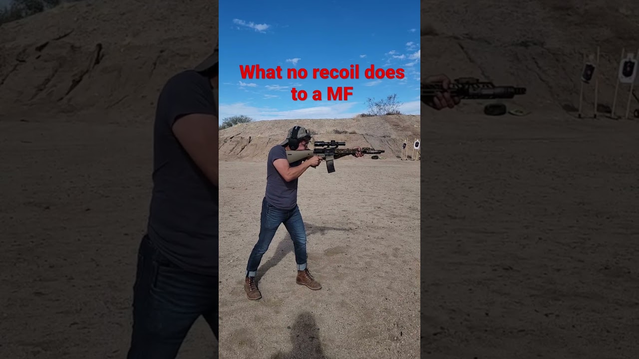 AR15 Recoil test - Lantac Dragon Muzzle Brake