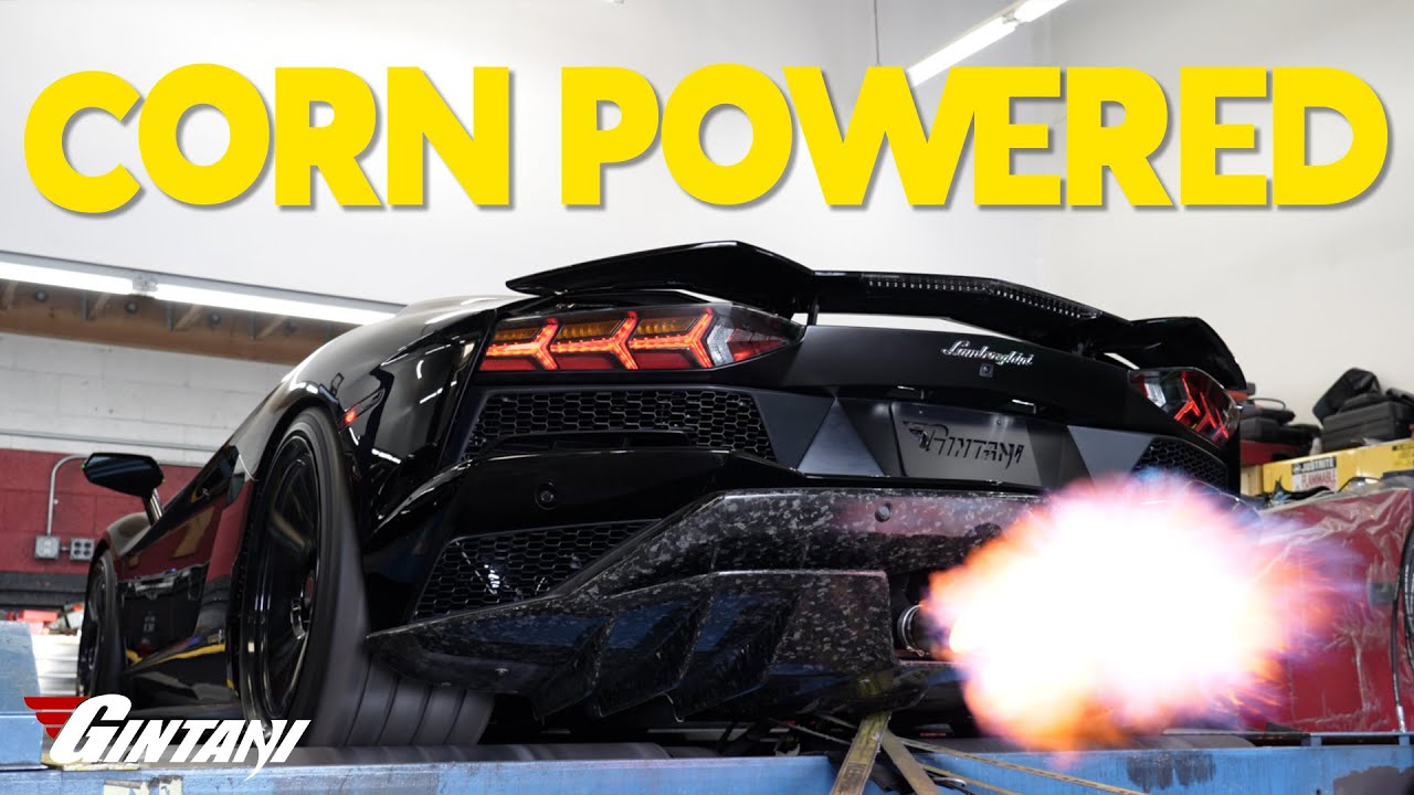 CORN POWERED Lamborghini Aventador S! - YouTube