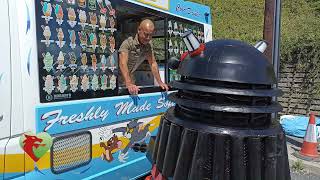 Dalek Attempts to Order Ice Cream at St David's Hospice Summer Fair 2023!