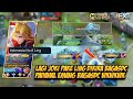 REAKSI TEMAN 1 TEAM LIAT LING BAGASDC ! TOP GLOBAL LING INDONESIA ! MOBILE LEGENDS