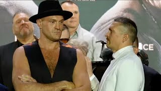 TYSON FURY REFUSES TO FACE OFF WITH USYK AT PRESS CONFERENCE