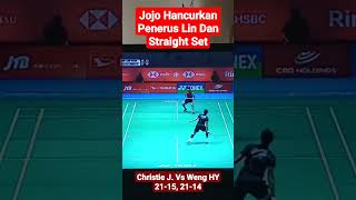 J. Christie (JOJO) Hancurkan Titisan Lin Dan (Weng HY) Straight Set dan lolos ke QF Japan Open 2023