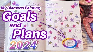 Diamond Painting Goals and Plans 2024 - My ongoing Creator/Crafter dilemma: just being honest