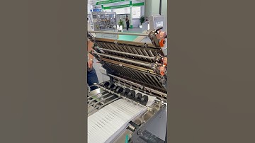 paper Folder machine #guk #mbo #paperfoldingmachine #packaging #pharmaceutical #foldingmachine