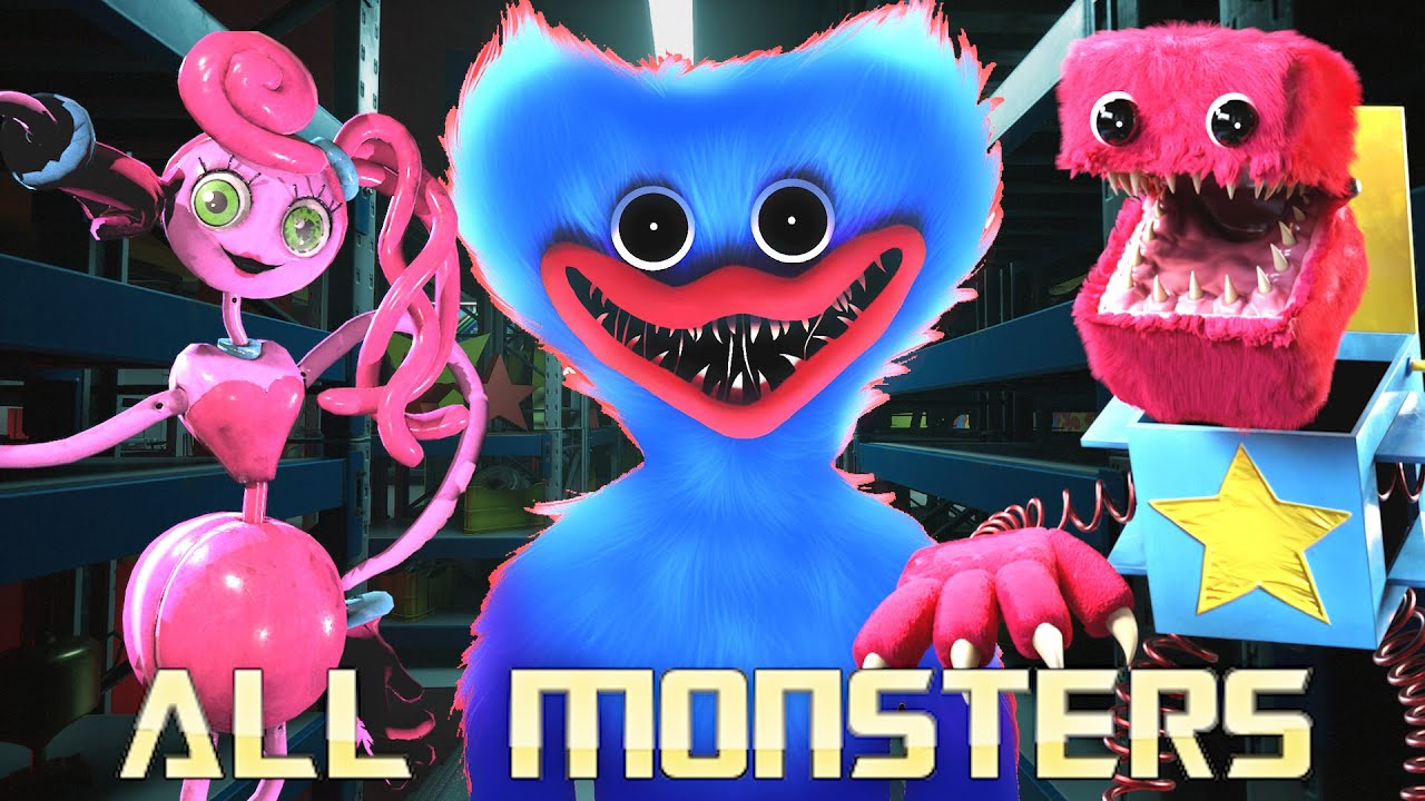 All Monsters, Unlockable Skins & Player Abilities in Project Playtime 