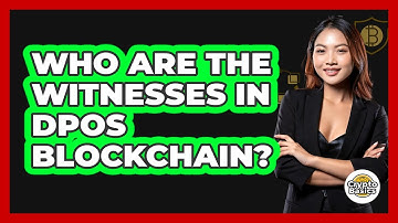 Who Are The Witnesses In DPoS Blockchain? - CryptoBasics360.com