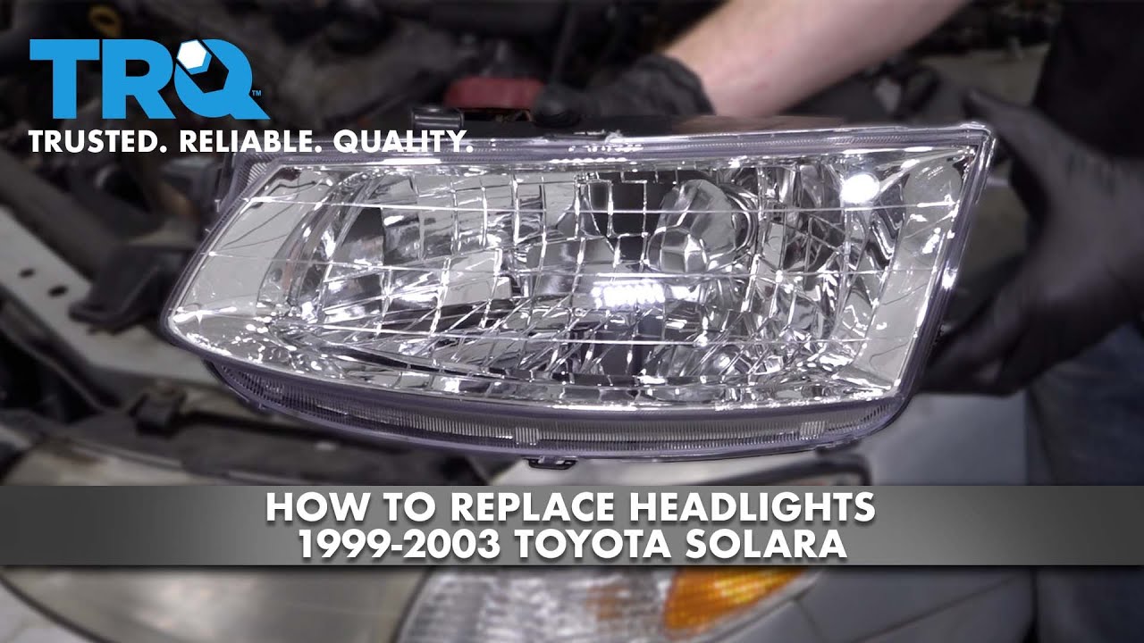 How to Replace Headlights 1999-2003 Toyota Solara | 1A Auto