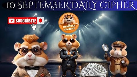 Hamster Kombat daily cipher 10 September Earn 1M coin now