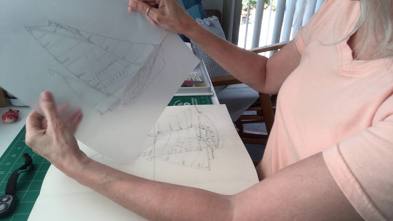 Tiny Tutorial1 Transfering a sketch to watercolor paper YouTube