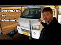 Removing the Automatic Gear Selector DA52V  SUZUKI EVERY van