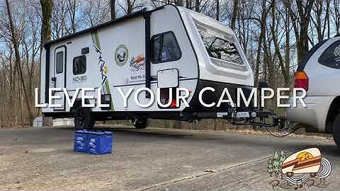 How to level your camper using Lynx branded blocks and chocks.