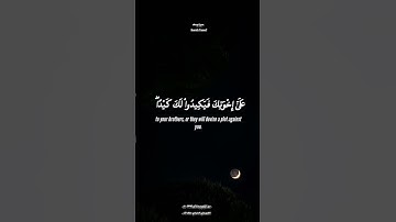 #قرآن #quran #تلاوة_خاشعة #shortvideo #سورة_يوسف #islamic #مقطع_قران #foryou #اسلاميات #mustwatch
