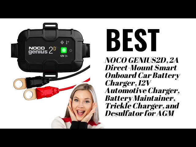  NOCO GENIUS2D, 2A Direct-Mount Onboard Car Battery