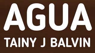 Tainy, J. Balvin - Agua (Music From \\