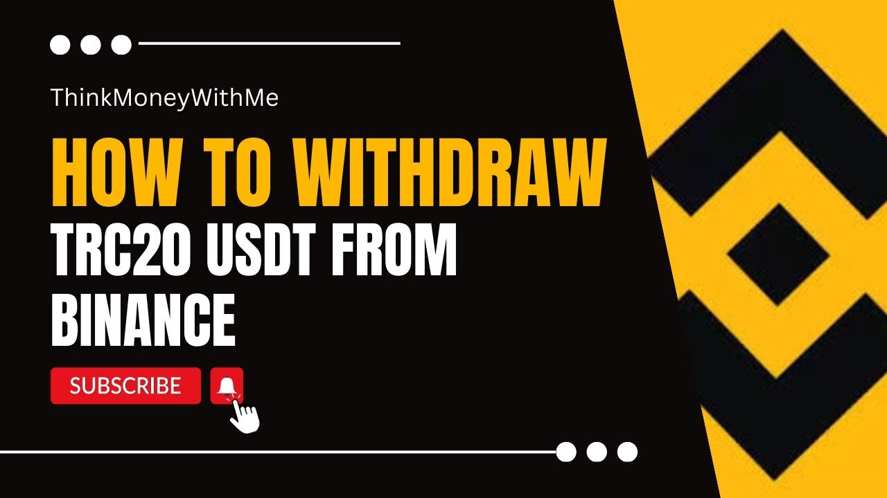 How To Withdraw Trc20 USDT From Binance YouTube