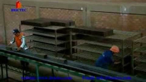 fully automatic firing bricks in the factory