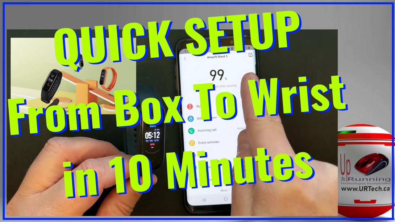 Amazfit Band 5 - How to Pair/Connect/Setup to Smartphone 