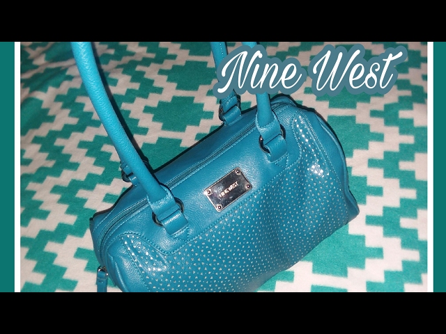 Nine West NWOT Blue Patchwork Faux Leather and Faux Suede Purse Shoulder  Bag - $25 New With Tags - From Terryl D