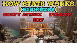 Throne And Liberty In Game Stats Explanation [BEGGINERS Guide]