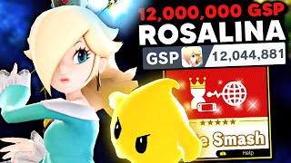This is what a 12,000,000 GSP Rosalina looks like in Elite Smash