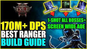 Path of Exile 2 | 170M+ DPS! UPDATED Best Lightning Ranger Build! (PoE 2 Ranger Guide)