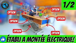 Je Fais Un Établi Genial 12 Plateau Elevateur Mft Defonceuse Presse Protection Integree