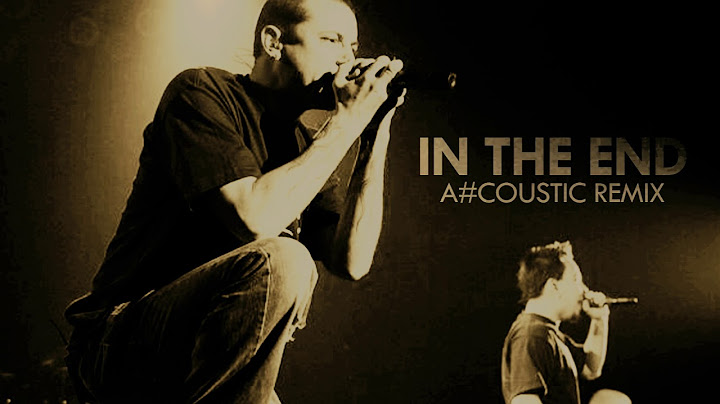 In the End Acoustic version - Acoustic performance video thumbnail