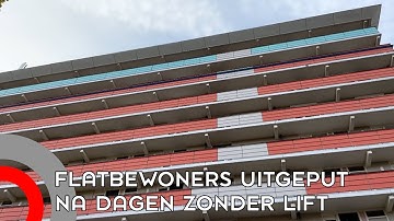 Flatbewoners uitgeput na dagen zonder lift