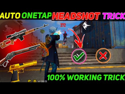 LATEST REAL AUTO HEADSHOT TRICK - AIM LOCK ON HEAD 100% WORKING NEW SECRET TRICK -GARENA FREE FIRE