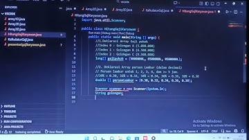 Membuat Program Sederhana menggunakan Operator, IF dan Array dengan kasus : Hitung Gaji dan Lembur 