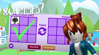 Video thumbnail of "New SCAMMER in Adopt Me ! 💔 // ItsLxvia // Roblox Adopt Me🦄"