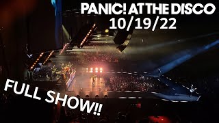 Panic! At The Disco: FULL SHOW @ Kia Forum 10/19/22