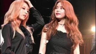마마무Mamamoo moonsun solar moonbyul  _ Double Trouble Couple